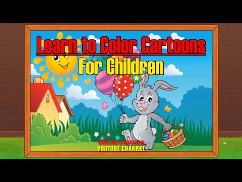 LEARN COLOR RABBIT CARTOONS