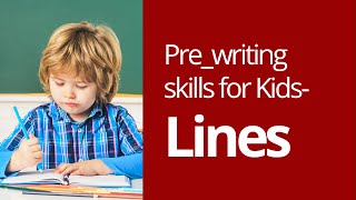 Pre writing skills-Lines | Kids Channel