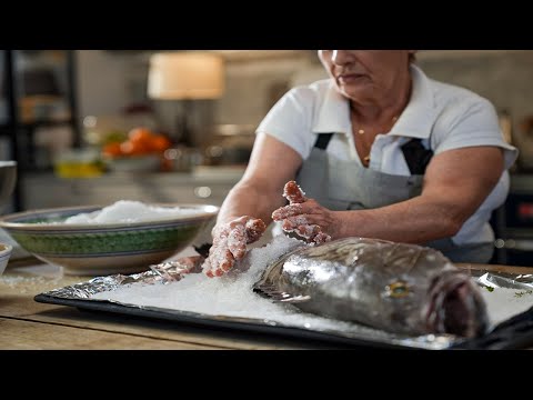 Ep. 08 – Salt-baked sea grouper with wild herbs | Dora & Jon: an authentic Italian story
