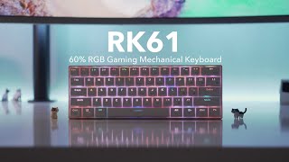 Royal Kludge RK61 60% RGB Mechanical Gaming Keyboard Unboxing & Outemu Reds Typing Sounds