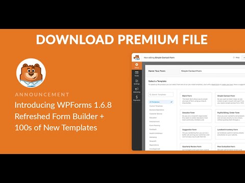 How to Create a Contact Form in WordPress Using WP Forms Plugin | Premium WP Forms Free Download