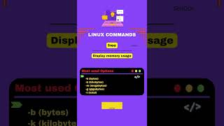 Linux Commands tutorial || free  #linuxcommand   #shorts #trending