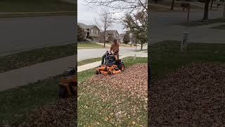 Boost your lawn game with the new scag bagging system! #scag #mower #lawncare