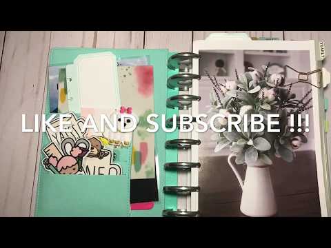 Martha Stewart Disc Planner set up