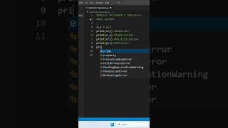 Arithmetic Operators  in Python #pyhton #pythoncourseforbeginners #pythontutorial