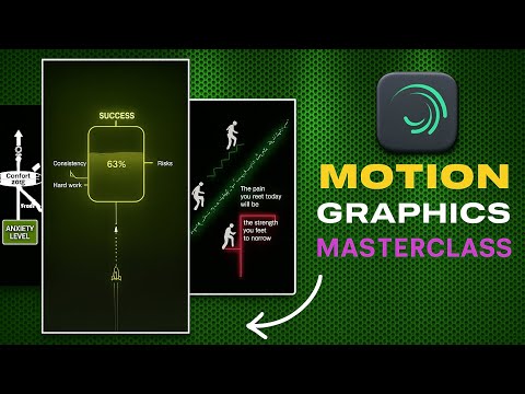 How to Create Pro-Level Motion Graphics on Mobile | Alight Motion Tutorial Part 1