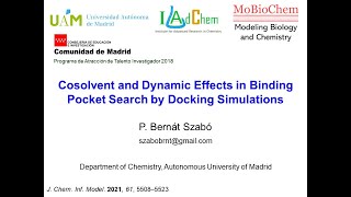 Cosolvent and Dynamic Effects in Binding Pocket Search by Docking Simulations