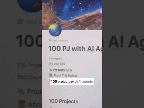 100 Projects with AI Agents in 365 days