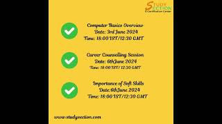 Join StudySection Free Live Events! #StudySection