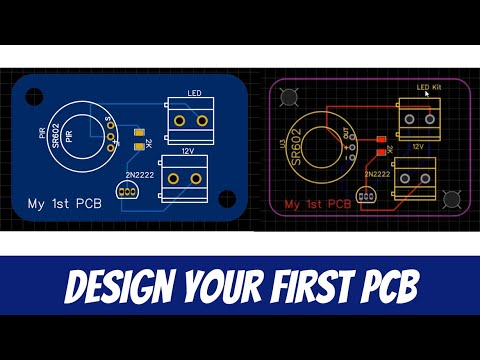Design your first PCB (Printed Circuit Board)