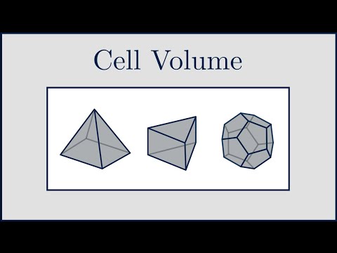 [CFD] Calculating the Cell Volume