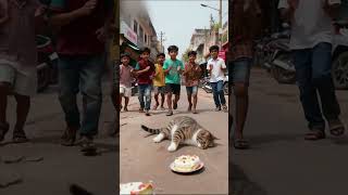 CAT #indiashorts #cat #turtlewatching #indiacomedy #funny #trendinginindia #cute #aianimation