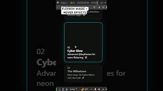 Flexbox Magic | Desktop to Mobile with Hover Effects