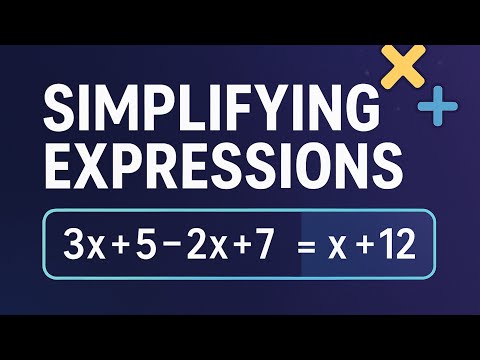 Algebra 1 - Simplifying Expressions 