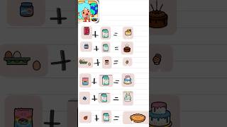 Toca Boca recipes🥛🍌😋 #tocaboca #tocalifeworld #tocaamish