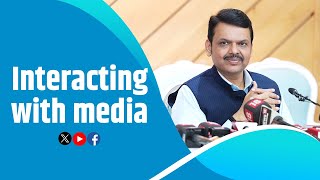 Media Interaction | CM Devendra Fadnavis at Shrivigrah Murti Sthapana Samaroh , Haridwar