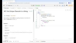 LeetCode 387 | First Unique Character | O(n) Time Explained with code in CPP and JAVA