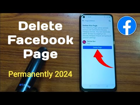 How to Delete a Facebook Page 2024 Tutorial