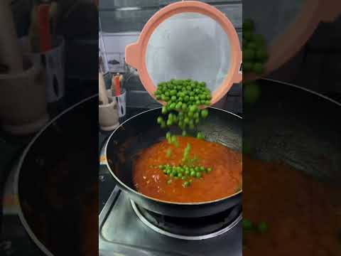 Matar paneer ❤️ #food #recipe #cookingshow #matarpaneer #desi