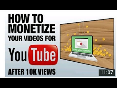 Enable monetization after 10k views ._ how to (hindi) New 2017