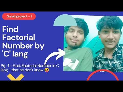 Find Factorial Number by 'C' Language| STATICS PRINCE|