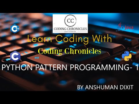 Python Pattern Programming 1