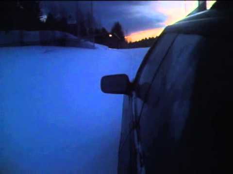 Turbo Legacy Wagon snow drift