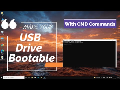 How to Create a Bootable USB in Windows 10 Using CMD | How to Make Bootable USB Windows 10