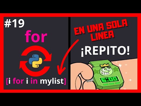 Python bucle FOR en una LINEA de Cero a Experto | Comprehension