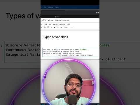 variable type #pythonlearning  #datasciencetools  #machinelearning  #basics