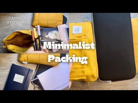 Pack my Stationary/Writing Supplies With Me