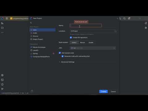 How to create Java project using IntelliJ IDEA.