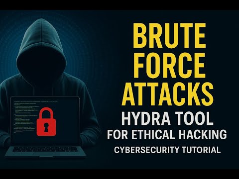 Brute Force Attacks Work  Login Passwords: Hydra Tool Ethical Hacking | Cybersecurity Tutorial