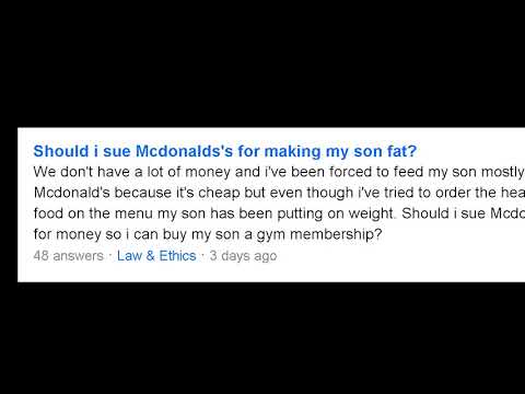 Reading Questions on Yahoo Answers