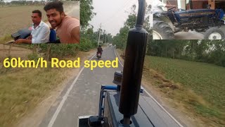  New Holland कम्पनी से ही 60+ की रोड speed testing। Holland 3600.holland 3630