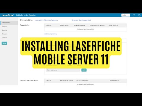 How-to Install Laserfiche Mobile Server 11