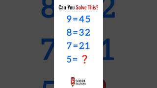 Math riddle | Math Puzzle | Math Challenge #mathchallenge