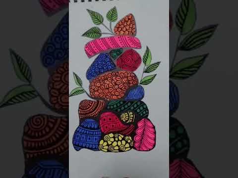 #❤️💛💚💙💜🤎#drawing #easy