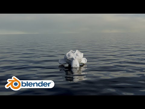 Create a Water flow in Blender (Tutorial with Music)