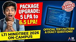 🔴 LTIMindtree Package Upgrade Test 2026! EXACT Questions & Pattern (On-Campus)