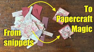SEVEN MICRO PROJECTS | Get the most out of your design paper leftovers!