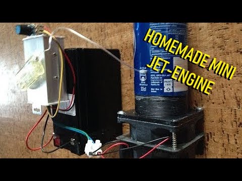 HOMEMADE MINI JET ENGINE! (First Test)