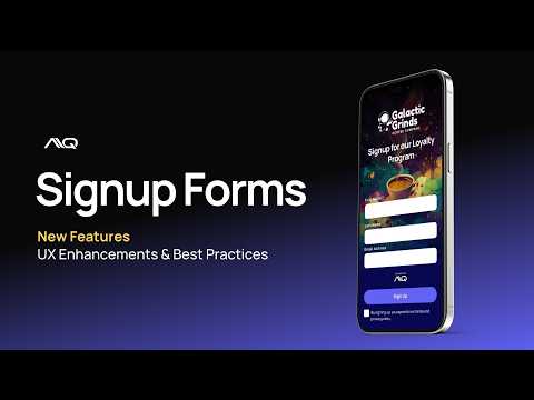 The Ultimate Guide to AIQ Signup Forms