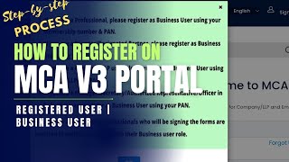 How to register on MCA || Full Process ||