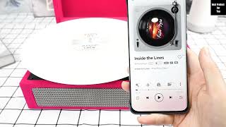 Best Portable Record Player | Vinyl Red Portable Record Player