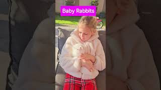 🌈🐇 Be ready for some #cuteness #kidspets as the girls introduce their #bunnyrabbits