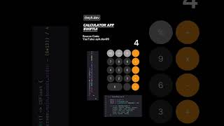 Calculator App SwiftUI #appdevelopment #iosdevelopment #mobileappdesign #iosprogramming #swiftui