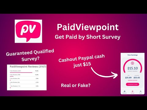 PaidViewpoint Review - Get paid by doing short surveys | Guaranteed Earnings | Qualified surveys