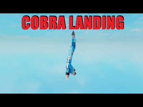 Cobra Landing in Plane Crazy