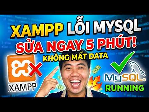 Sửa lỗi Error: MySQL shutdown unexpected - MySQL không khởi động được trên XAMPP